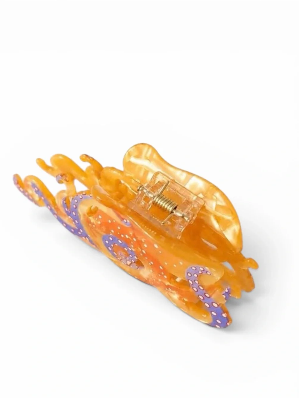 Beachy Octopus Acrylic Fashion Hair Clip